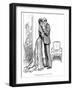 Kiss, 1903-Charles Dana Gibson-Framed Giclee Print