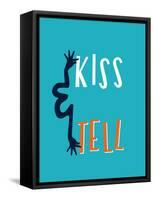 Kiss And Tell-null-Framed Stretched Canvas