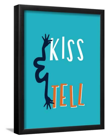 Kiss And Tell--Framed Poster