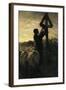 Kiss Cross-Giovanni Segantini-Framed Giclee Print