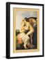 Kiss from an Angel-null-Framed Art Print