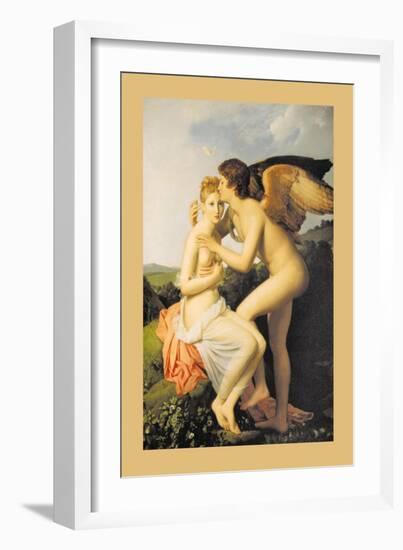 Kiss from an Angel-null-Framed Art Print