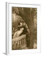 Kiss, from the Series A Love, Opus X, 1880-87, Published 1903 (Etching with Engraving & Aquatint)-Max Klinger-Framed Giclee Print