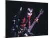 KISS - Gene Simmons Blood 1973-null-Mounted Poster