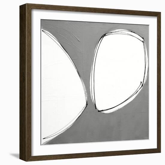 Kiss (greige)-Cathe Hendrick-Framed Art Print