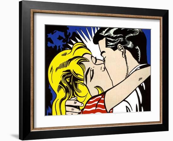 Kiss II, c.1962-Roy Lichtenstein-Framed Art Print