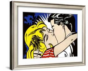 Kiss II, c.1962-Roy Lichtenstein-Framed Art Print