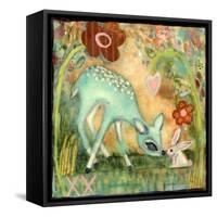 Kiss Kiss-Wyanne-Framed Stretched Canvas