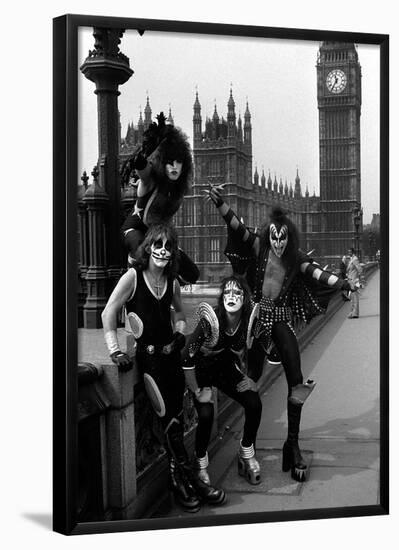 Kiss- London May 1976-null-Framed Poster