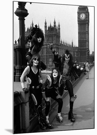 Kiss- London May 1976-null-Mounted Poster