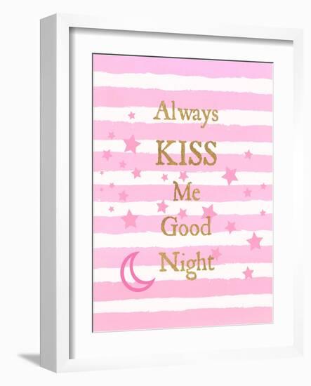 Kiss Me Good Night-Bella Dos Santos-Framed Art Print