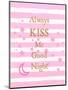 Kiss Me Good Night-Bella Dos Santos-Mounted Art Print
