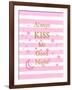 Kiss Me Good Night-Bella Dos Santos-Framed Art Print