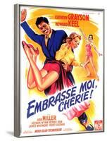 Kiss Me Kate, French Movie Poster, 1953-null-Framed Art Print
