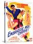 Kiss Me Kate, French Movie Poster, 1953-null-Stretched Canvas