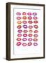 Kiss Me Quick No Words-Mercedes Lopez Charro-Framed Art Print