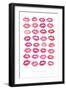 Kiss Me Quick Pink-Mercedes Lopez Charro-Framed Art Print