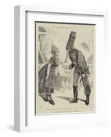 Kiss Me!, Scene from Creatures of Impulse at the Royal Court Theatre-Sir James Dromgole Linton-Framed Giclee Print