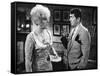 KISS ME STUPID, 1964 directed by BIILY WILDER Kim Novak and Dean Martin (b/w photo)-null-Framed Stretched Canvas