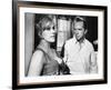 KISS ME STUPID, 1964 directed by BIILY WILDER Kim Novak and Ray Walston (b/w photo)-null-Framed Photo