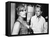 KISS ME STUPID, 1964 directed by BIILY WILDER Kim Novak and Ray Walston (b/w photo)-null-Framed Stretched Canvas