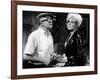 KISS ME STUPID, 1964 directed by BIILY WILDER On the set, Billy Wilder and Kim Novak (b/w photo)-null-Framed Photo