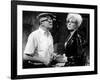 KISS ME STUPID, 1964 directed by BIILY WILDER On the set, Billy Wilder and Kim Novak (b/w photo)-null-Framed Photo