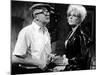 KISS ME STUPID, 1964 directed by BIILY WILDER On the set, Billy Wilder and Kim Novak (b/w photo)-null-Mounted Photo
