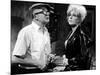 KISS ME STUPID, 1964 directed by BIILY WILDER On the set, Billy Wilder and Kim Novak (b/w photo)-null-Mounted Photo