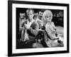 KISS ME STUPID, 1964 directed by BIILY WILDER Ray Walston, Dean Martin and Kim Novak (b/w photo)-null-Framed Photo