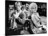 KISS ME STUPID, 1964 directed by BIILY WILDER Ray Walston, Dean Martin and Kim Novak (b/w photo)-null-Stretched Canvas