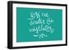 Kiss me under the mistletoe-Lantern Press-Framed Art Print