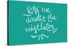 Kiss me under the mistletoe-Lantern Press-Stretched Canvas