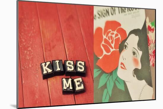 Kiss Me-Mandy Lynne-Mounted Art Print