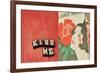 Kiss Me-Mandy Lynne-Framed Premium Giclee Print