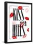 Kiss My Heels-OnRei-Framed Art Print