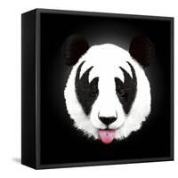 Kiss of a Panda-Robert Farkas-Framed Stretched Canvas