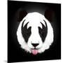 Kiss of a Panda-Robert Farkas-Mounted Giclee Print