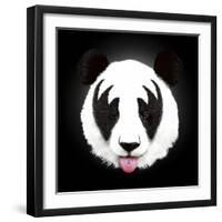 Kiss of a Panda-Robert Farkas-Framed Giclee Print