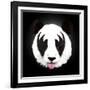 Kiss of a Panda-Robert Farkas-Framed Giclee Print