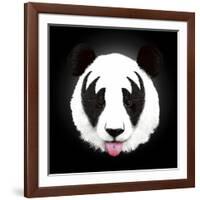 Kiss of a Panda-Robert Farkas-Framed Giclee Print