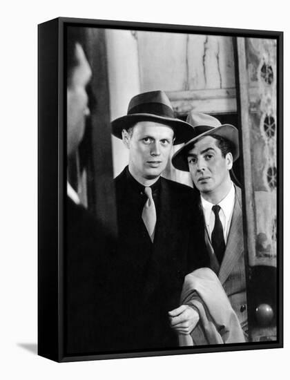 Kiss Of Death, Richard Widmark, Victor Mature, 1947-null-Framed Stretched Canvas