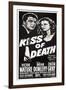 KISS OF DEATH-null-Framed Art Print