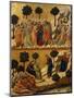 Kiss of Judas, and Prayer on Mount of Olives-Duccio Di buoninsegna-Mounted Giclee Print