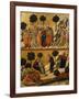 Kiss of Judas, and Prayer on Mount of Olives-Duccio Di buoninsegna-Framed Giclee Print