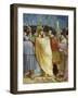 Kiss of Judas, Detail from Life and Passion of Christ-Giotto di Bondone-Framed Giclee Print