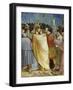 Kiss of Judas, Detail from Life and Passion of Christ-Giotto di Bondone-Framed Giclee Print