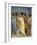 Kiss of Judas, Detail from Life and Passion of Christ-Giotto di Bondone-Framed Giclee Print