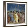 Kiss of Judas, Detail from Life and Passion of Christ-Giotto di Bondone-Framed Giclee Print