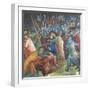 Kiss of Judas, Scene from Stories of New Testament, 1350-1380-Barna da Siena-Framed Giclee Print